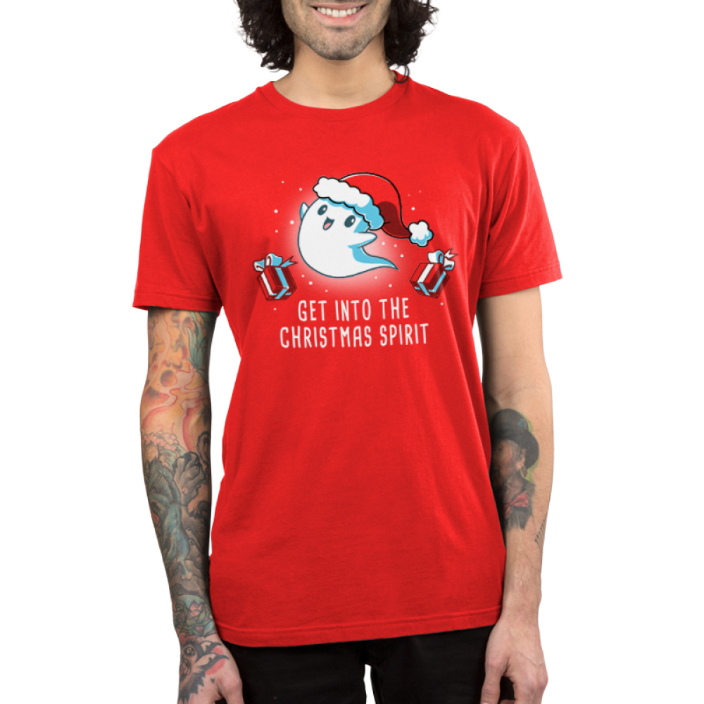 Get Into The Christmas Spirit | Funny, Cute & Nerdy T-shirts - TeeTurtle