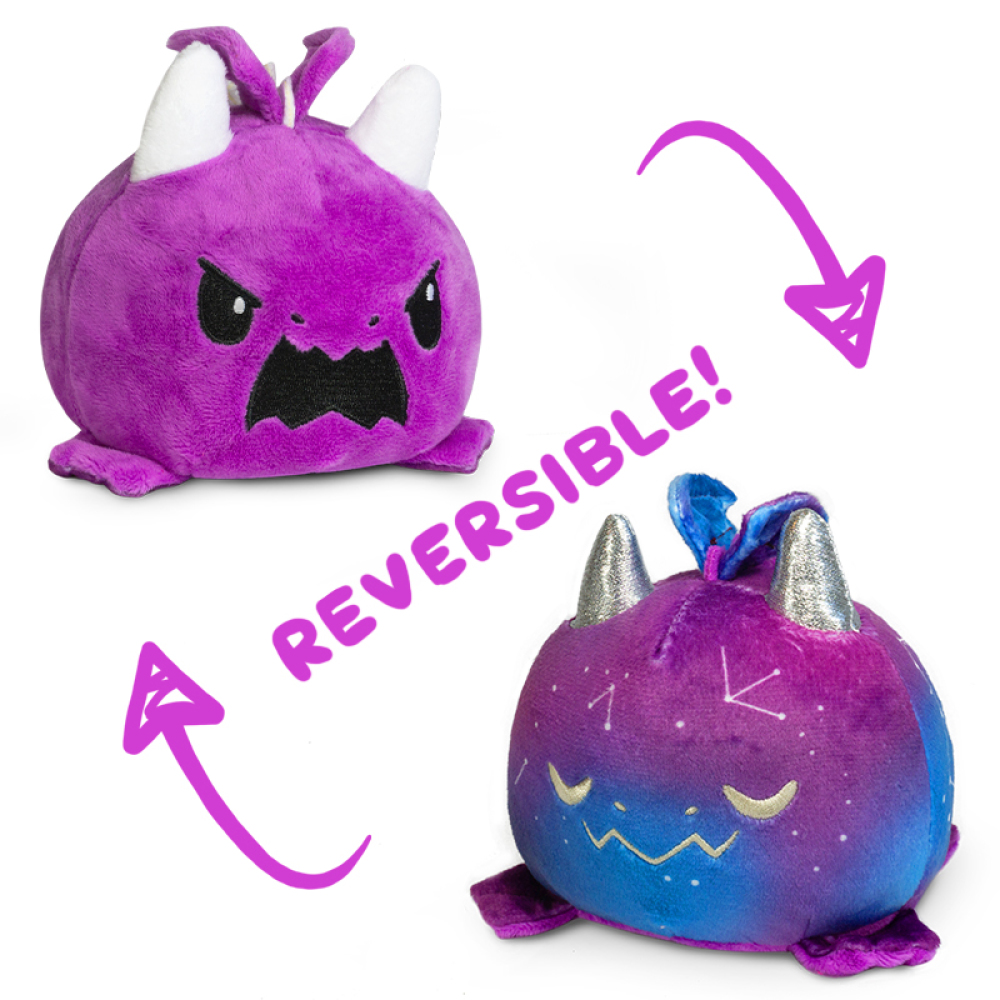 reversible plush dragon