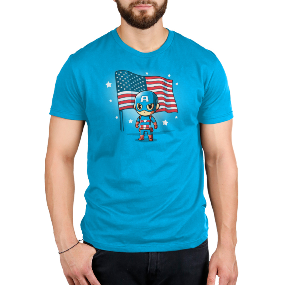 captain america mens shirt