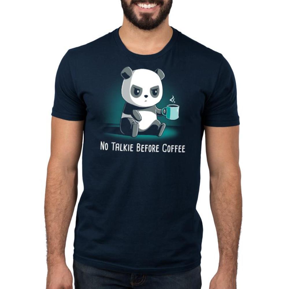 no talkie before coffee t shirt